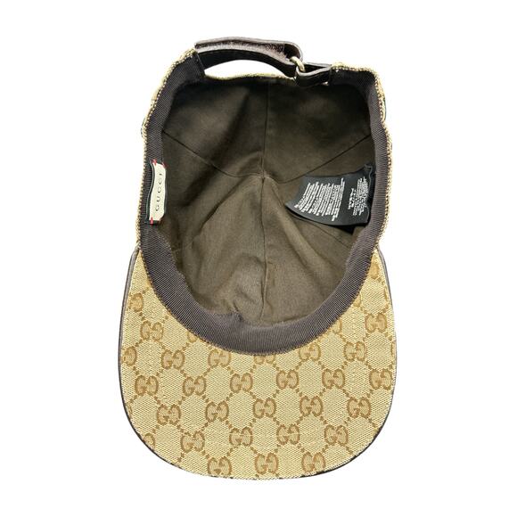 Gucci GG Canvas Women’s Baseball Cap with Red and Green